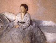 Edgar Degas Madame Rene de Gas oil painting on canvas